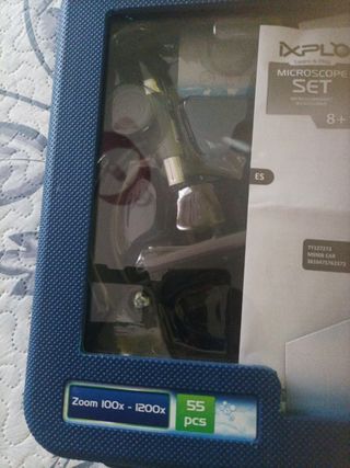 Microscopio sin estrenar
