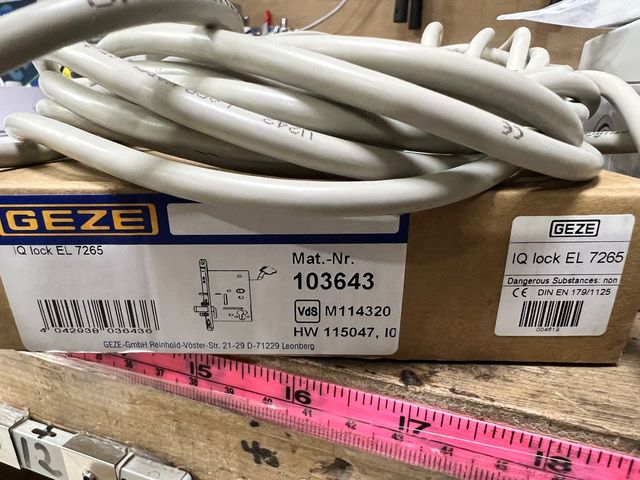 Cerradura de seguridad electronica Geze 103643