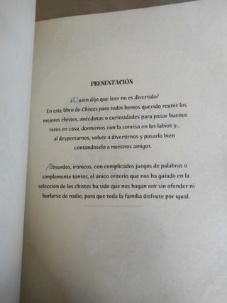 Libro de chistes, curiosidades y frases célebres