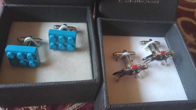 NOVOS botões de punho Emidio Tucci Corte Inglés! LEGO