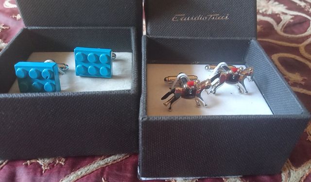 NOVOS botões de punho Emidio Tucci Corte Inglés! LEGO