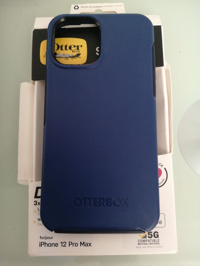 Funda Symmetry+iPhone 12 Pro Max, azul
