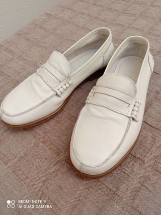 Mocasines de piel. Fabricación española marca Eli.