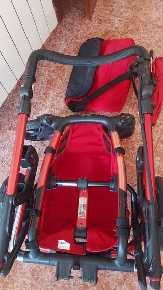 Carro de bebé trío Jané Crosswalk+capazo+s.coche