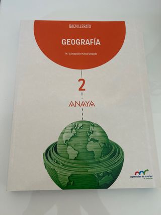 Libro Geografia 2 Bcahillerato Anaya