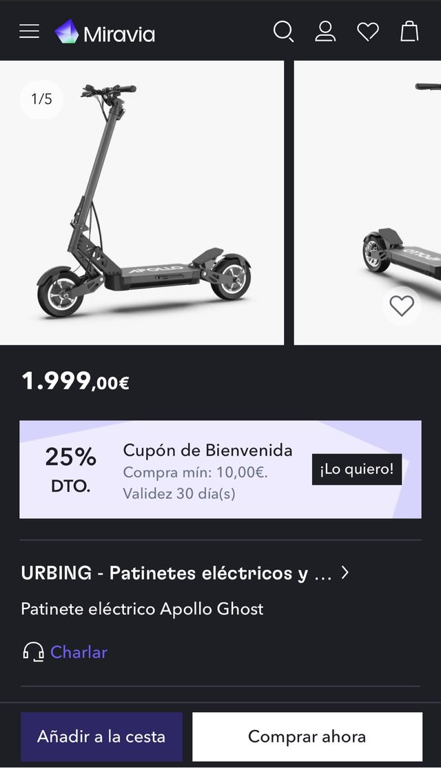 patin electrico apollo