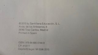Libro Matemáticas 1° bachillerato Santillana 