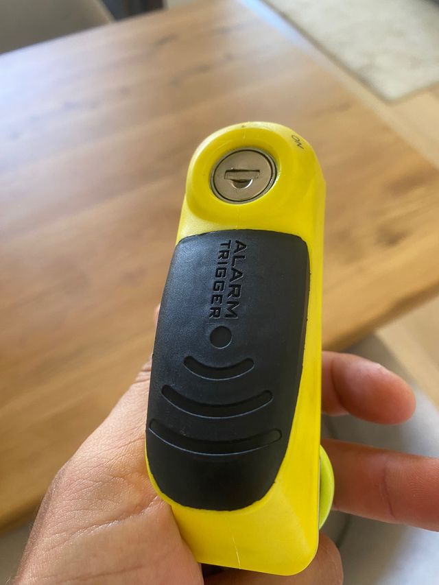 Antirrobo de disco Moto ABUS TRIGGER ALARM