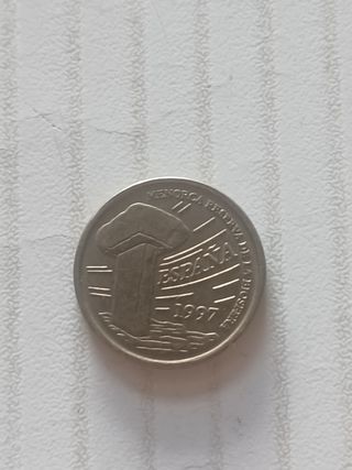 Moneda de 5 pesetas del 97