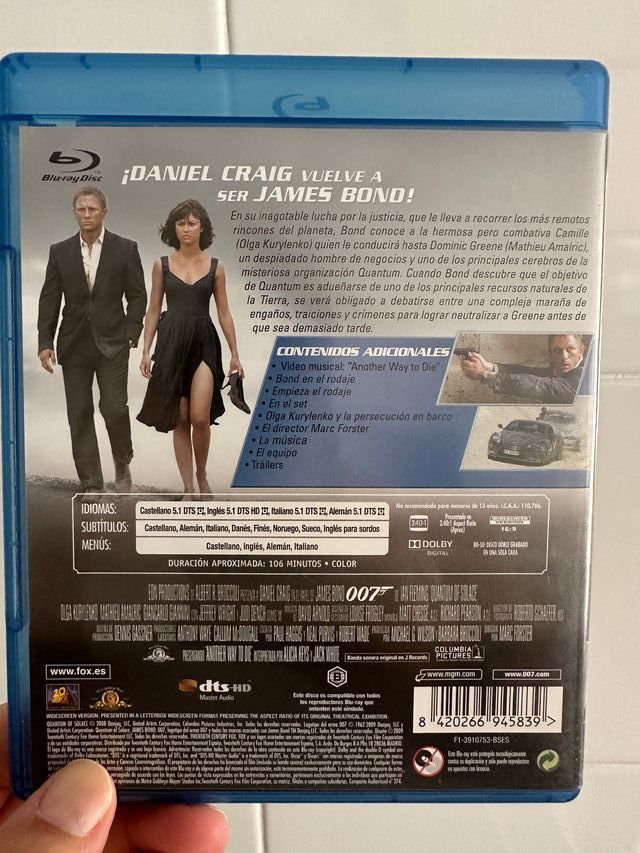 QUANTUM OF SOLACE - Blu-ray
