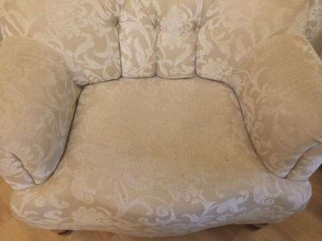 tresillo butaca clásica capitoné