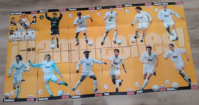 Póster gigante Real Madrid 96-97