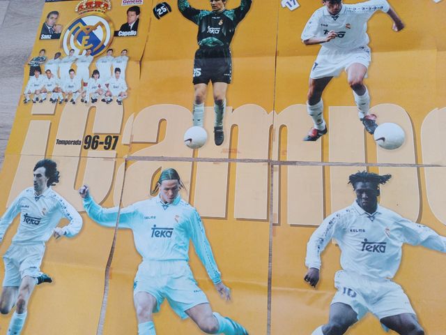 Póster gigante Real Madrid 96-97