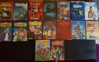 Lote DVD animación infantil