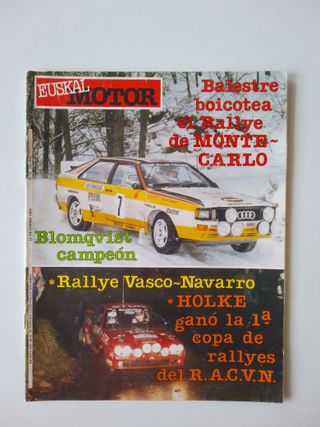 Revista EUSKALMOTOR N° 8 (diciembre 1984)