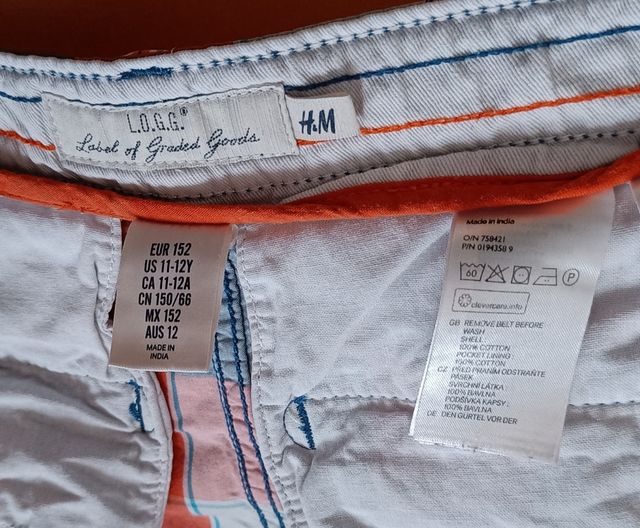 Bermuda bambino HM L.O.G.G anni 10 cotone