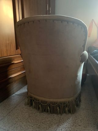 Butaca aterciopelada