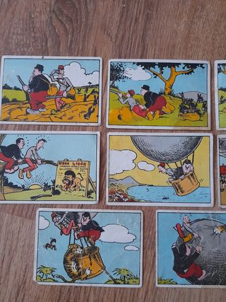 11 Cromos antiguos Chocolates Comet Figuera