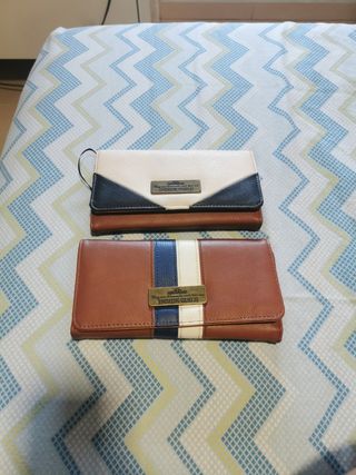 monederos mujer con diferentes compartimentos
