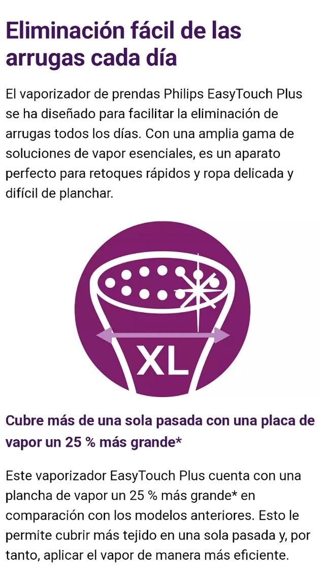 Plancha vertical Philips AVERIADA