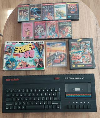 スパーク　サーチケ　2枚 ZX Spectrum +2 128k. Incluye 19 juegos. de Segunda mano por 350