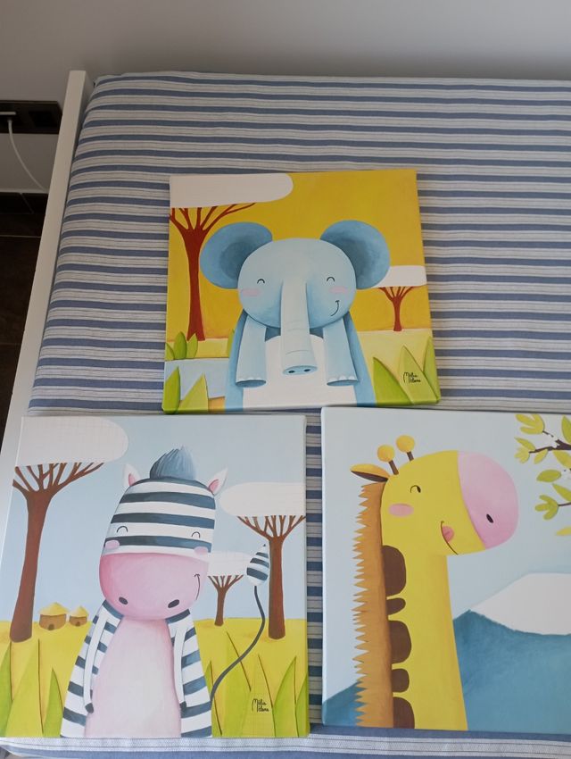 Cuadros dormitorio infantil 