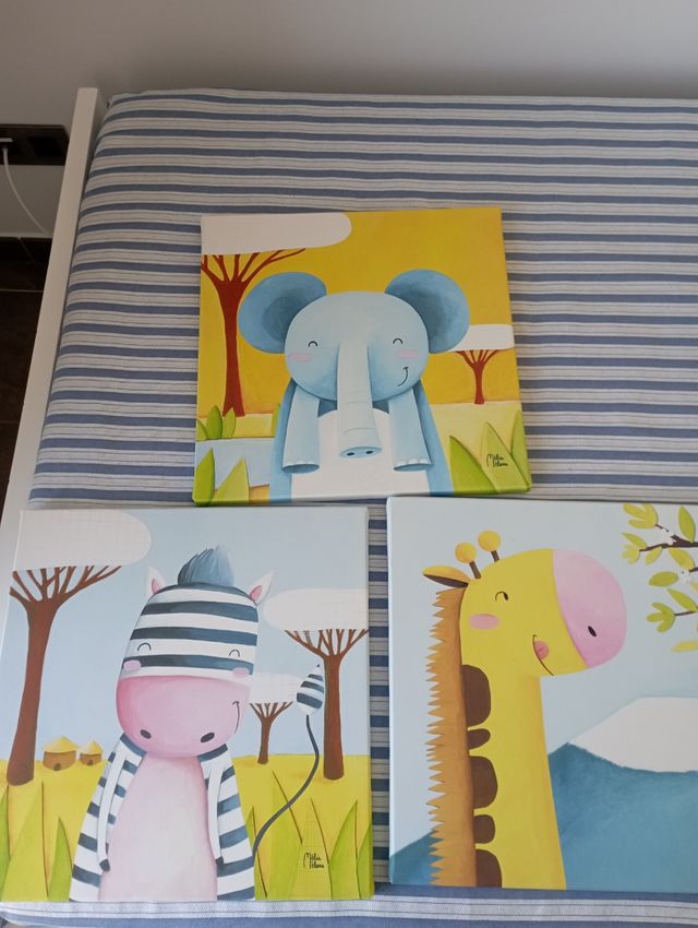 Cuadros dormitorio infantil 