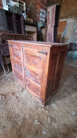 Armario rustico de madera - platero antiguo