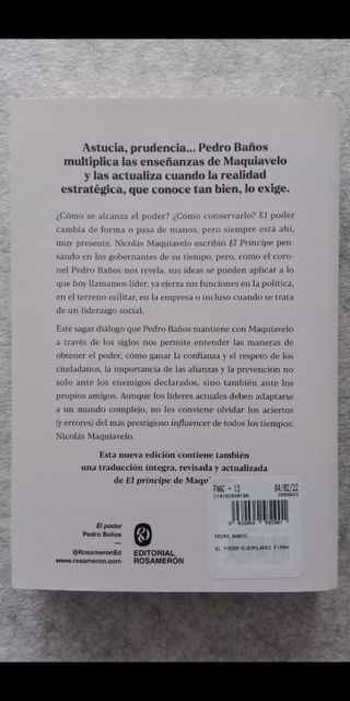 (LIBRO FIRMADO) PEDRO BAÑOS - EL PODER