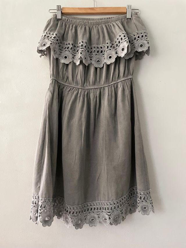 Vestido de algodón sin mangas