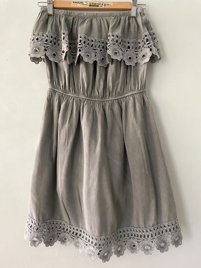 Vestido de algodón sin mangas