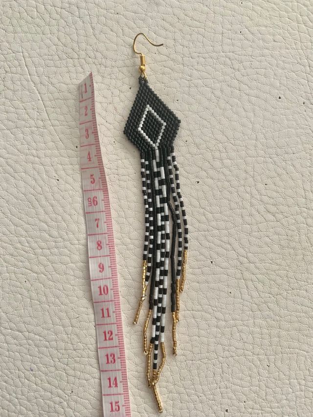 pendientes largos miyuki