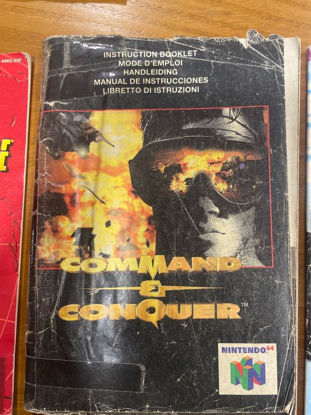 Manuales juegos N64