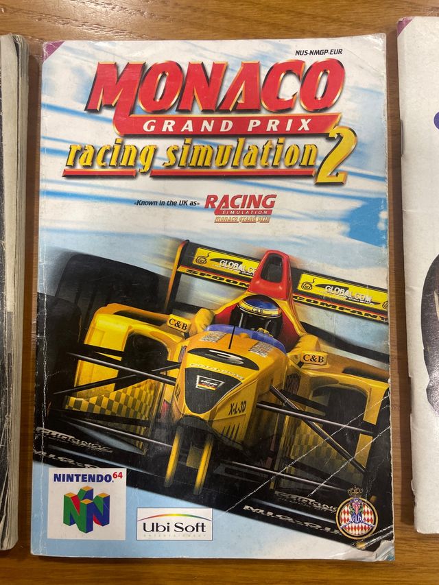 Manuales juegos N64