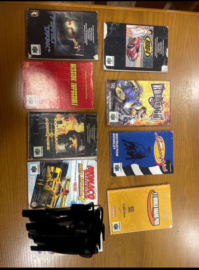 Manuales juegos N64