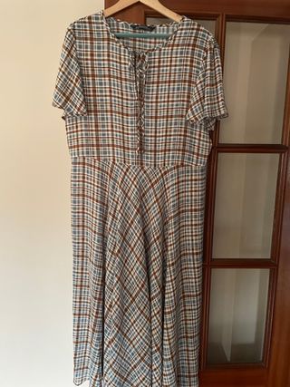 Vestido cuadros