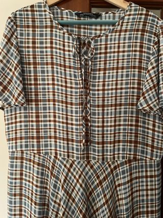 Vestido cuadros