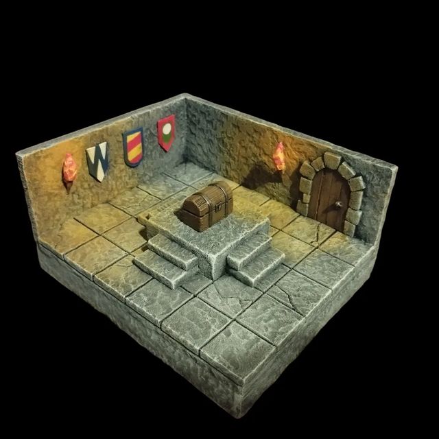 dioramas y expositores de miniaturas