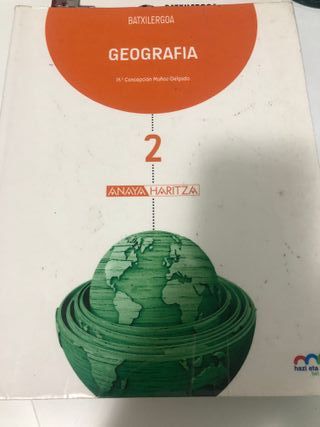 libro Batxilergoa Geografia