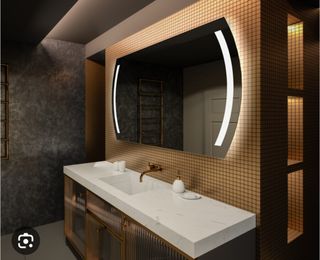 Instalación y venta de espejos de baño Led.