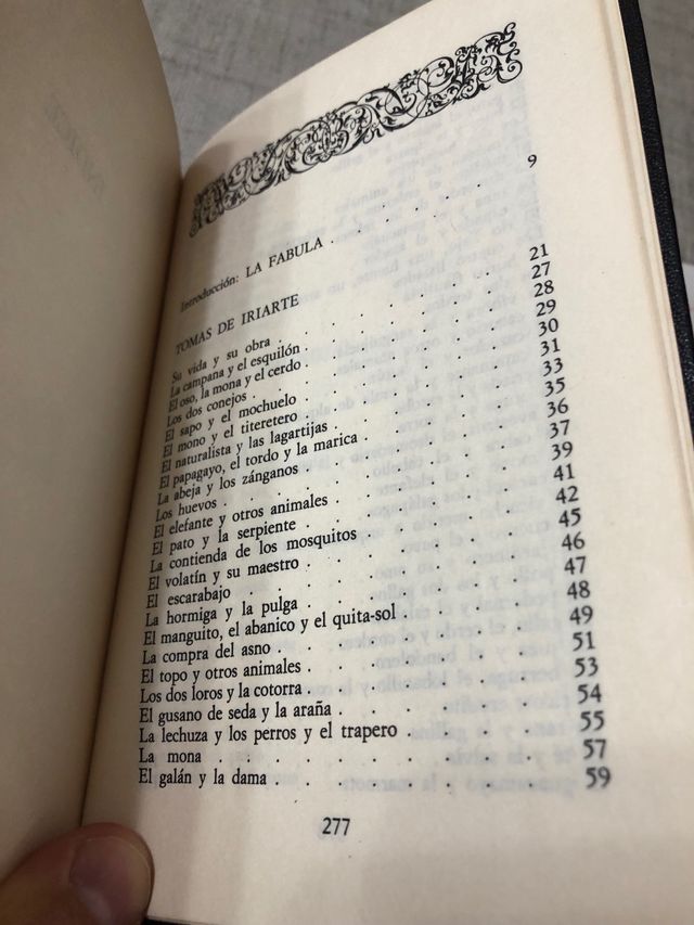 FABULAS. ANTOLOGÍA.