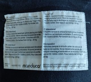 Mochila portabebés Manduca