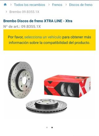 DISCOS FRENO BREMBO VENTILADOS