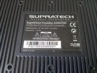 televisor supratech 24 pulgadas