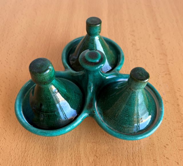 BONITO TAJINE TAJIN ARABE DE CERAMICA, ESPECIERO