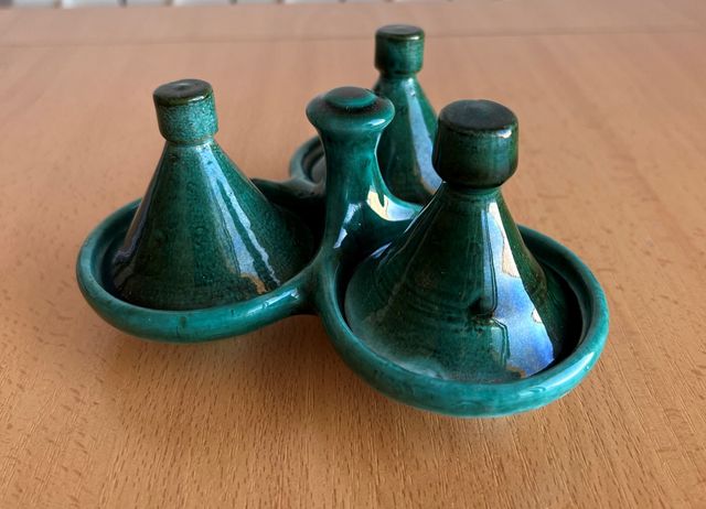 BONITO TAJINE TAJIN ARABE DE CERAMICA, ESPECIERO