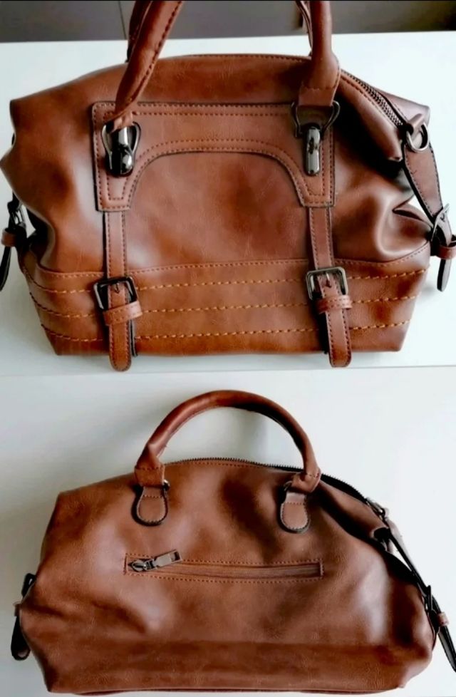 BOLSO ELEGANTE DE CUERO SINTÉTICO Sin estrenar 