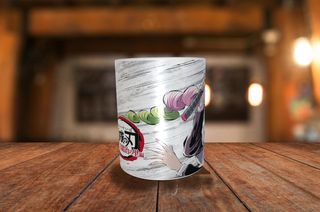 Tazas  personalizada de kimetsu no Yaiba