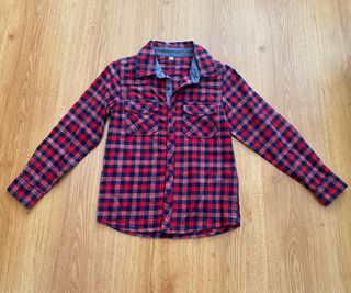 Camisa manga larga pana niño 9-10 años