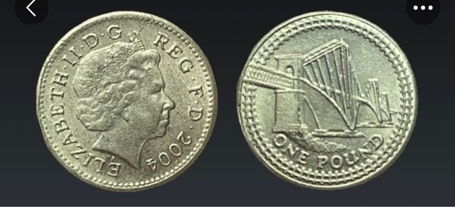 Moneda Reino Unido 1 libra
